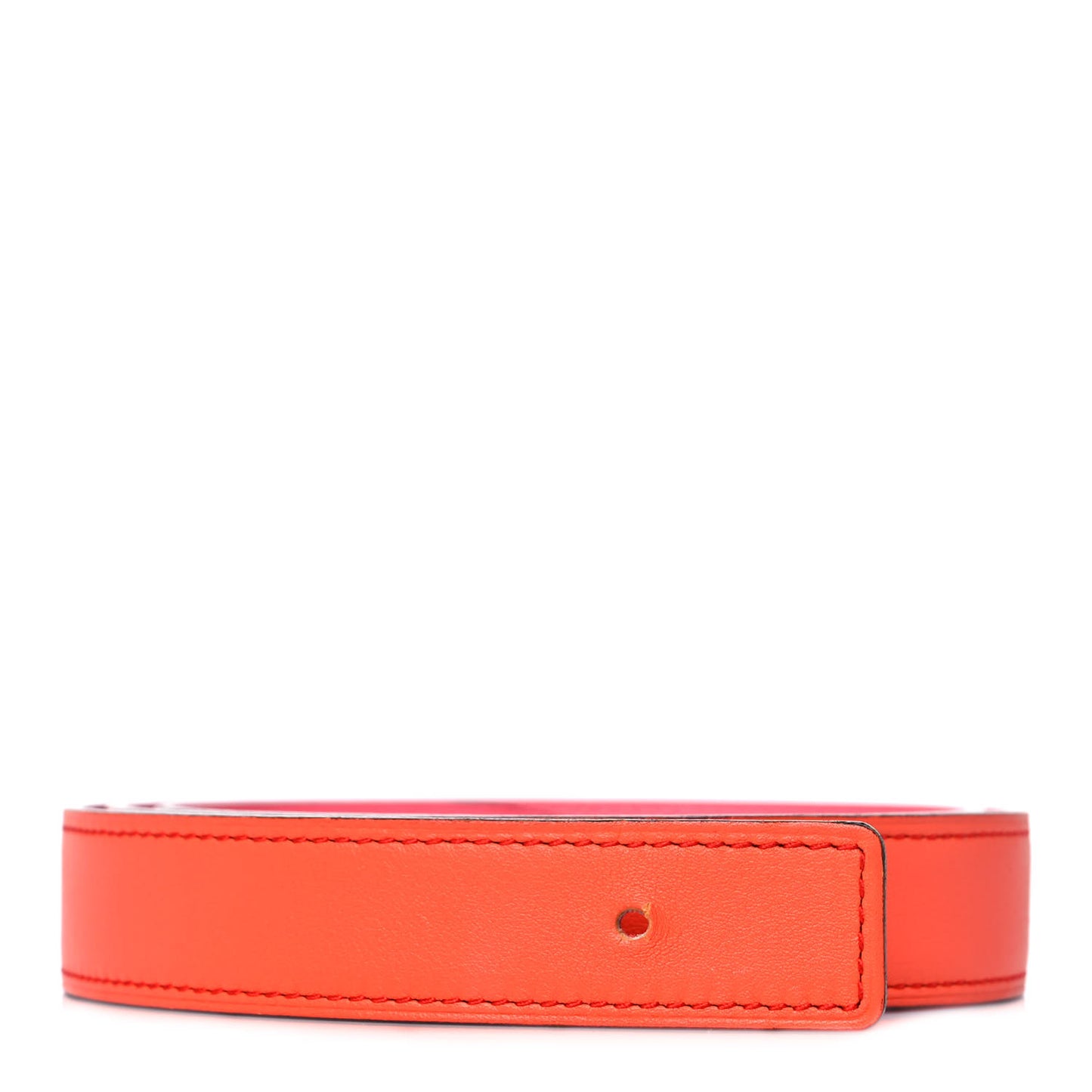 Swift Epsom 32mm Belt Strap 85 Orange Poppy Rose Azalee