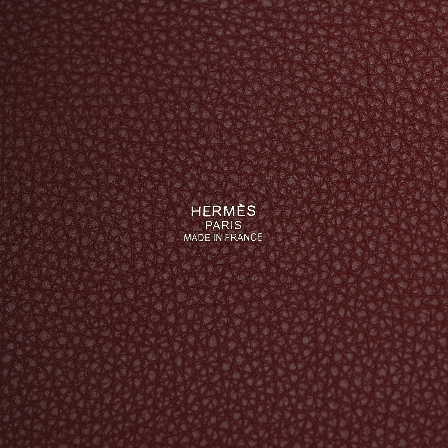 Hermes Canvas Taurillon Clemence Pursangle Tote Beton Gold Rouge H Capucine Beton 6 of 10
