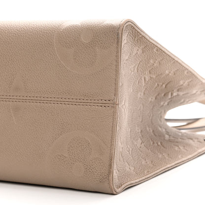 Louis Vuitton Empreinte Monogram Giant Onthego MM Tourterelle 9 of 13