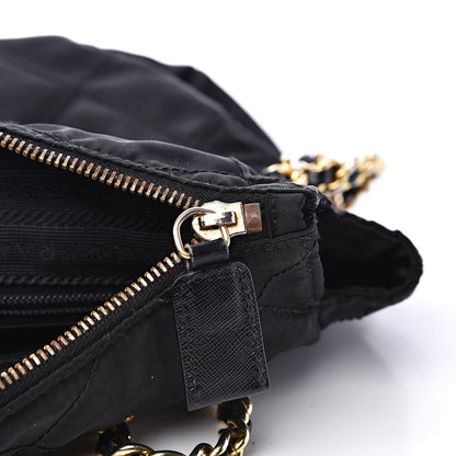 Prada Tessuto Nylon Quilted Impunturado Bag Black 9 of 13