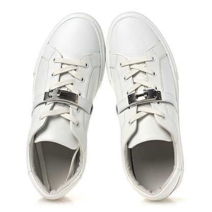 Hermes Calfskin Mens Day Sneakers 44 White 2 of 12