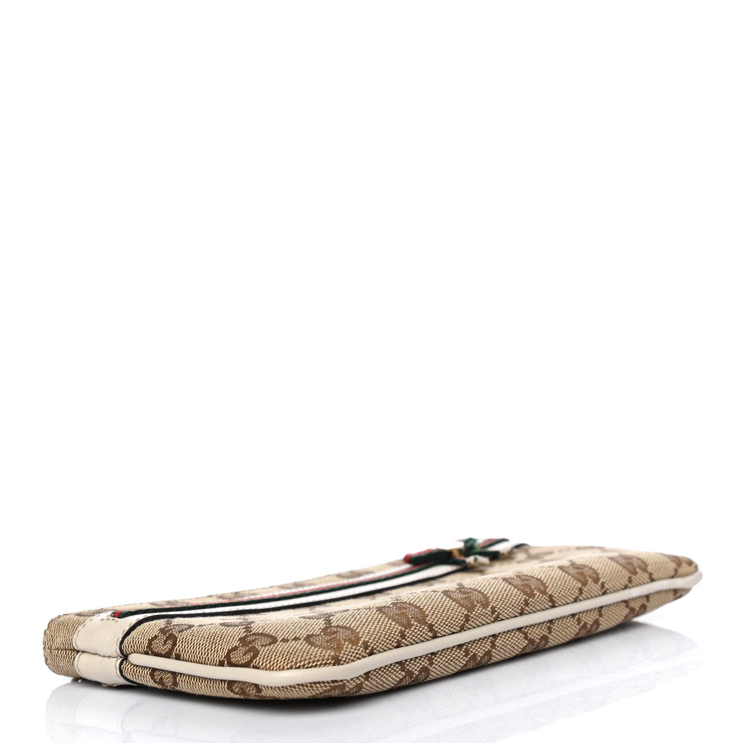 Gucci Monogram Mayfair Wristlet Off White 3 of 4