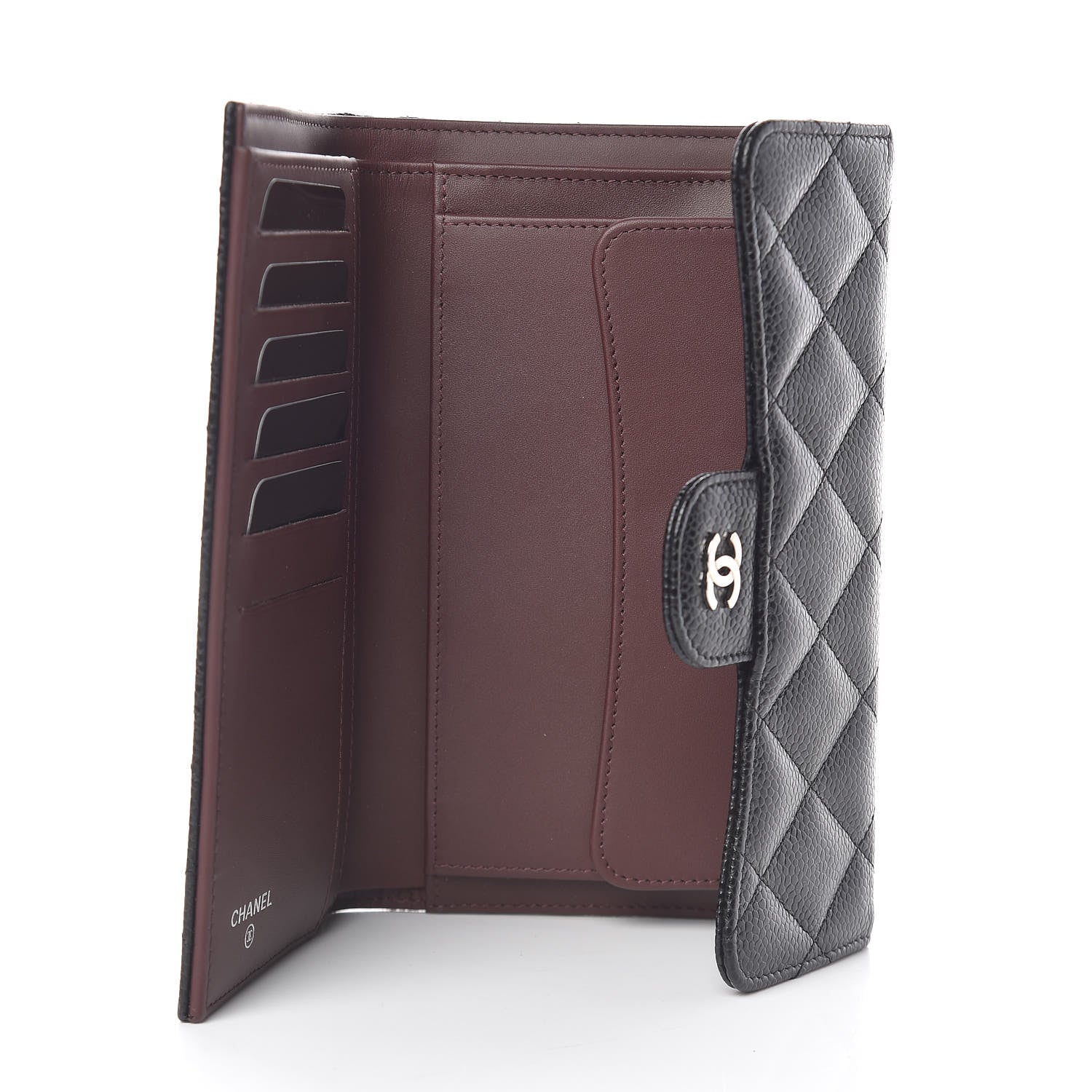 Chanel Caviar Quilted Large Flap Wallet Black 5 of 9