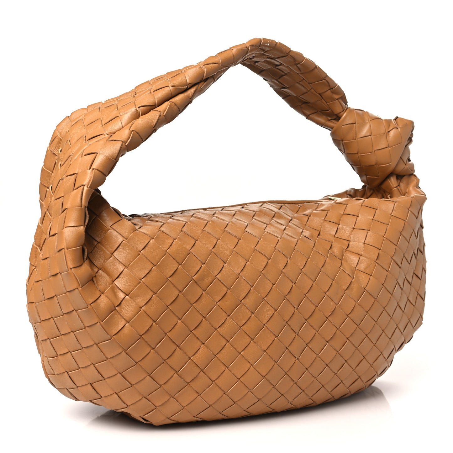 Nappa Intrecciato Small Jodie Caramel