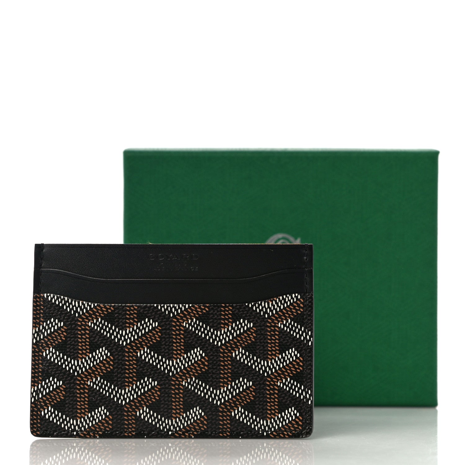 Goyard Goyardine Saint Sulpice Card Holder Black 9 of 9