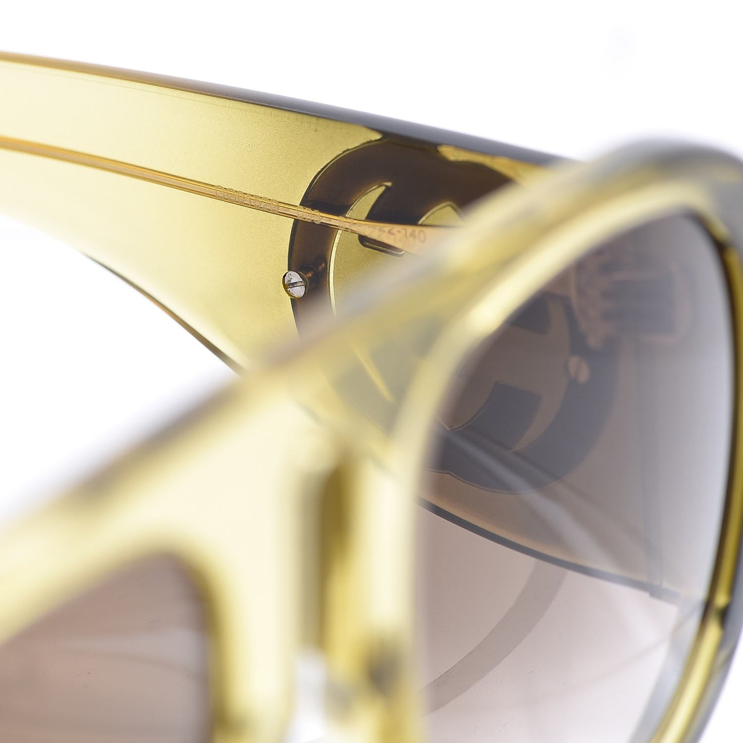 Oversized Aviator Sunglasses GG0152S Yellow