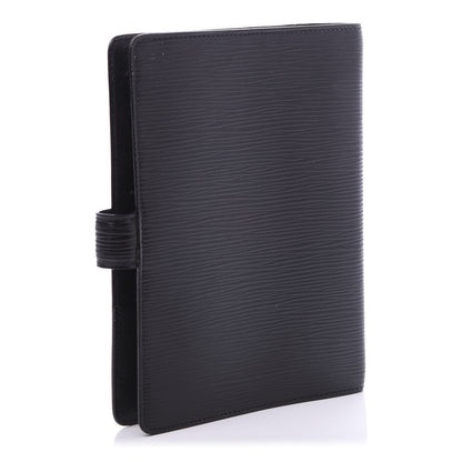 Louis Vuitton Epi Medium Ring Agenda Cover Black 3 of 10