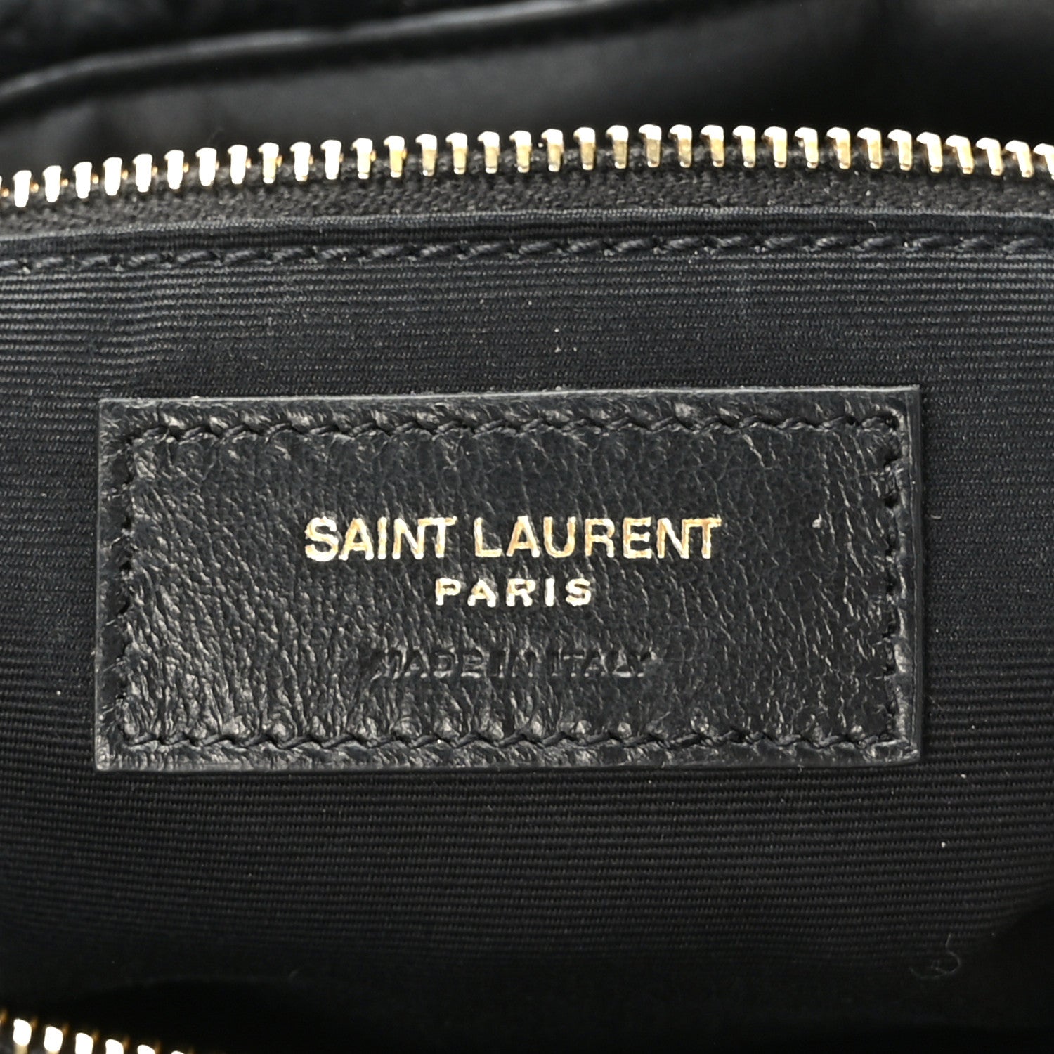 Saint Laurent Shearling Y Quilted Monogram Medium Loulou Chain Satchel Black 9 of 11