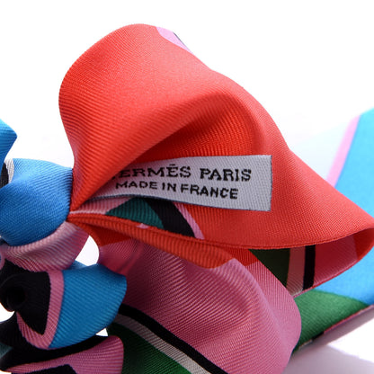 Hermes Silk Twilly Scrunchie 3 of 4