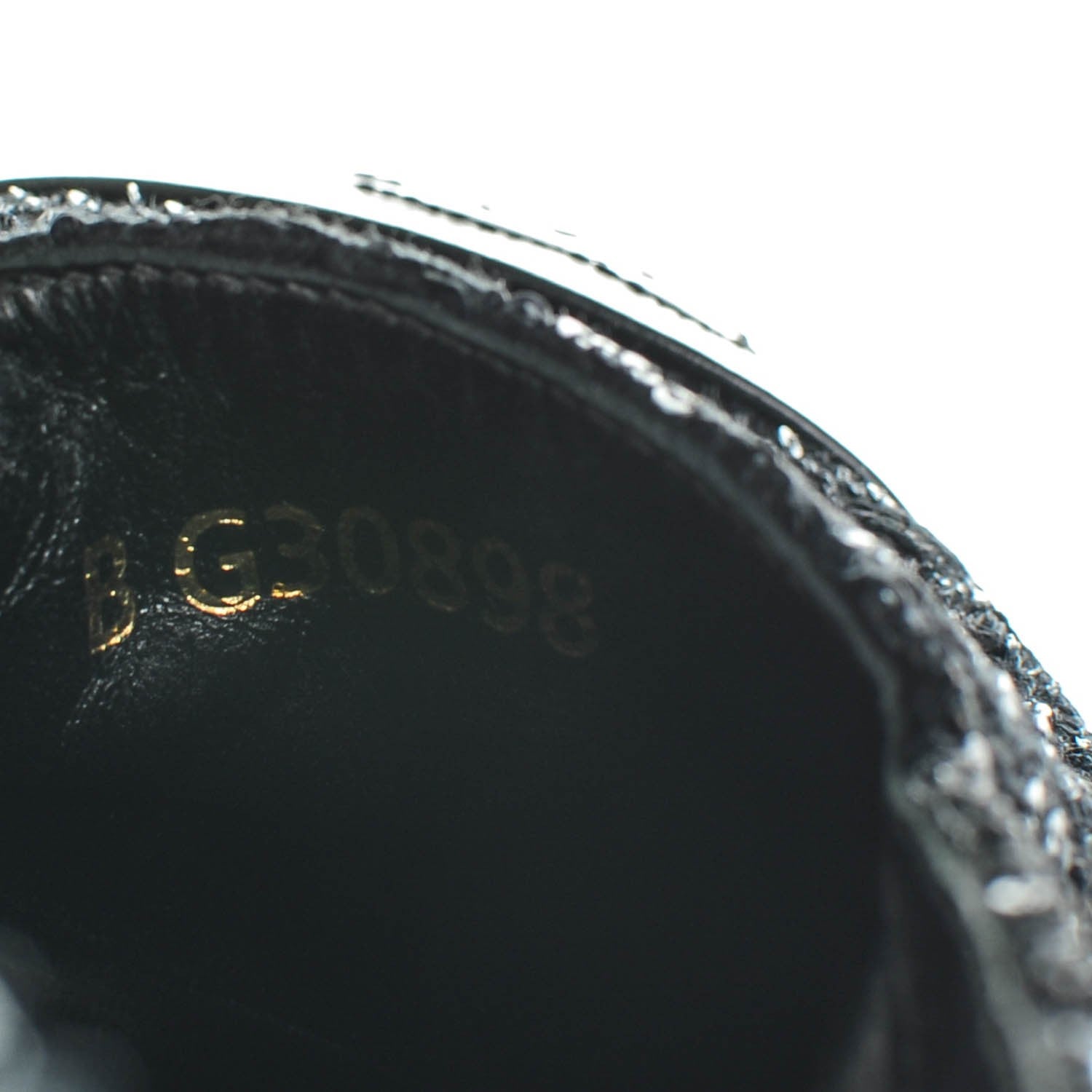 Chanel Tweed Patent Goatskin Sequin CC Espadrilles 36 Black 8 of 9