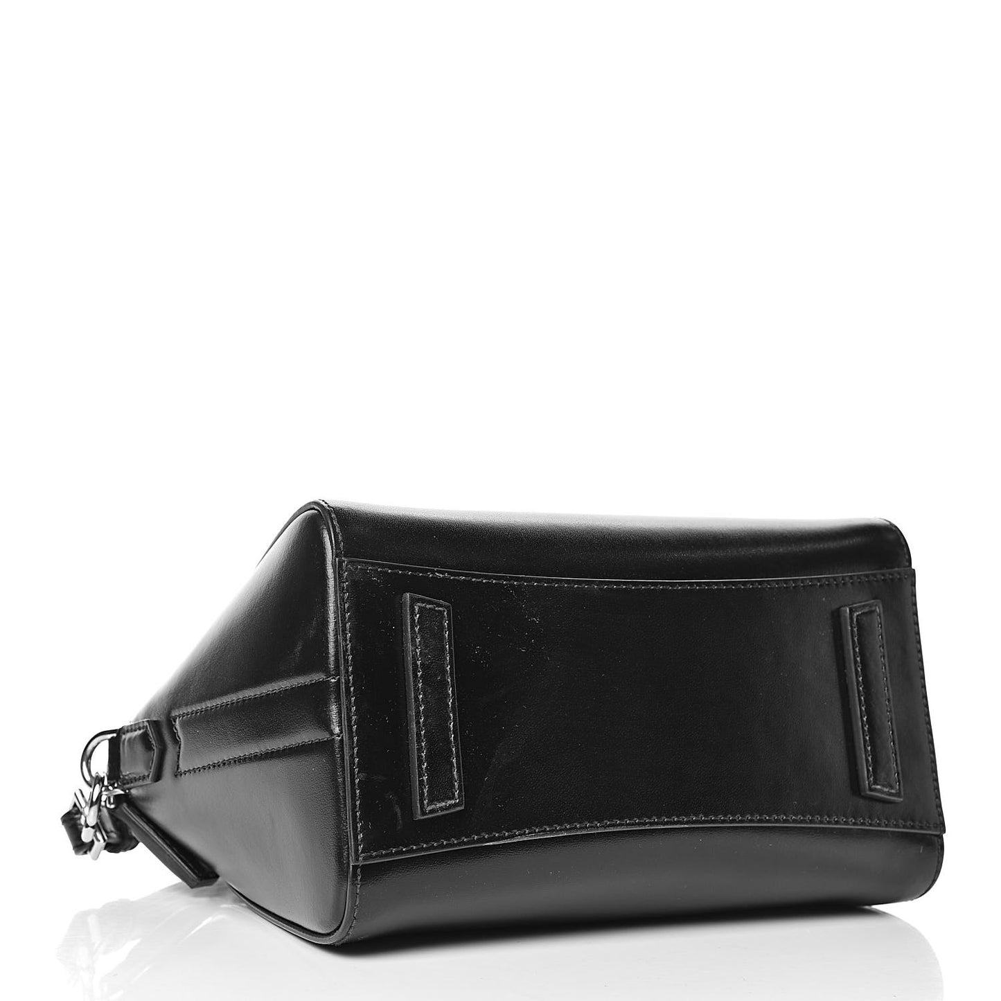 Shiny Lord Calfskin Mini Antigona Black