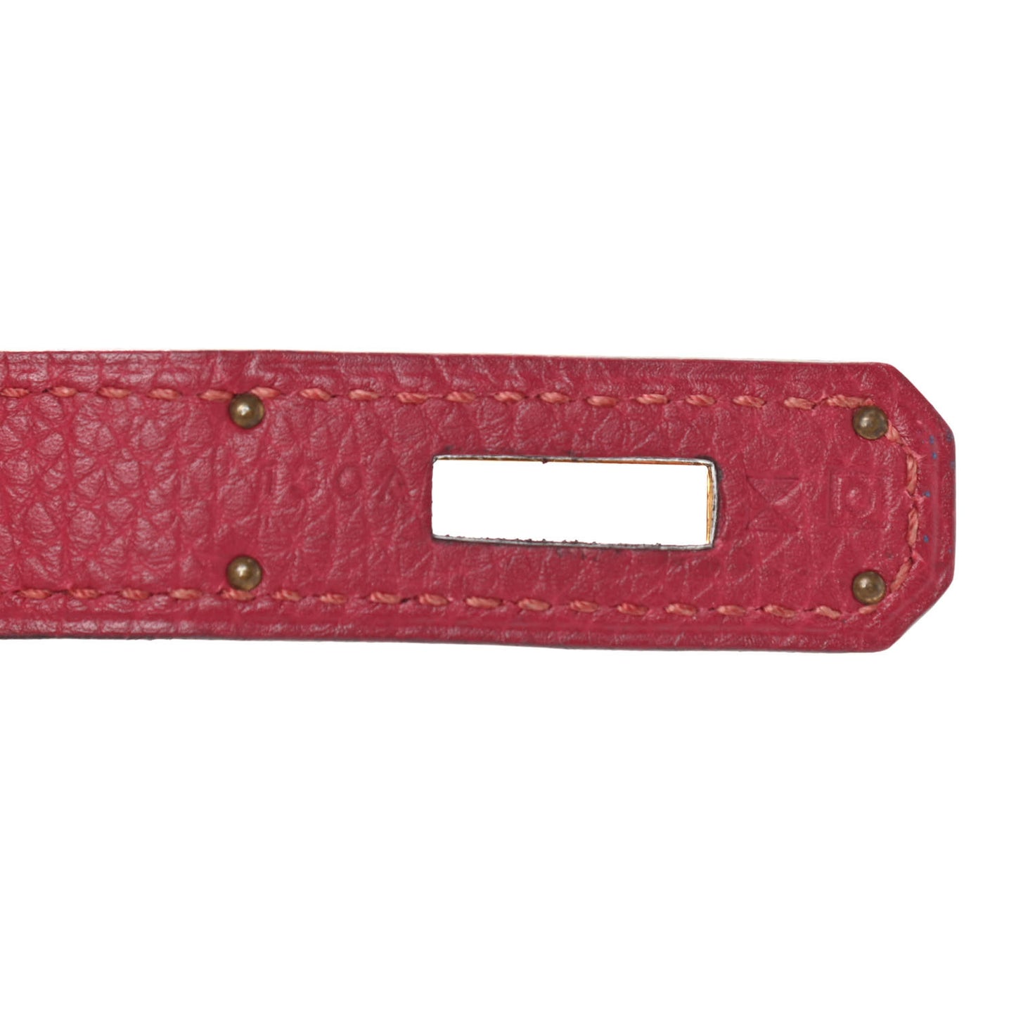 Togo Bi Color Horseshoe Birkin 35 Mykonos Rubis