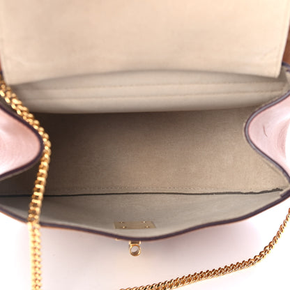 Chloe Suede Smooth Calfskin Mini Drew Shoulder Bag Caramel 4 of 4