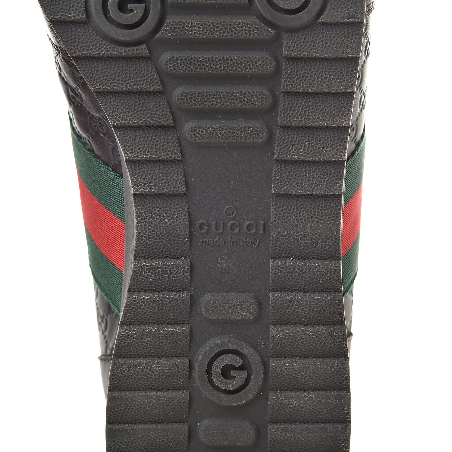 Gucci Guccissima Web Mens Sneakers 8.5 Brown 6 of 11