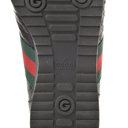 Gucci Guccissima Web Mens Sneakers 8.5 Brown 6 of 11