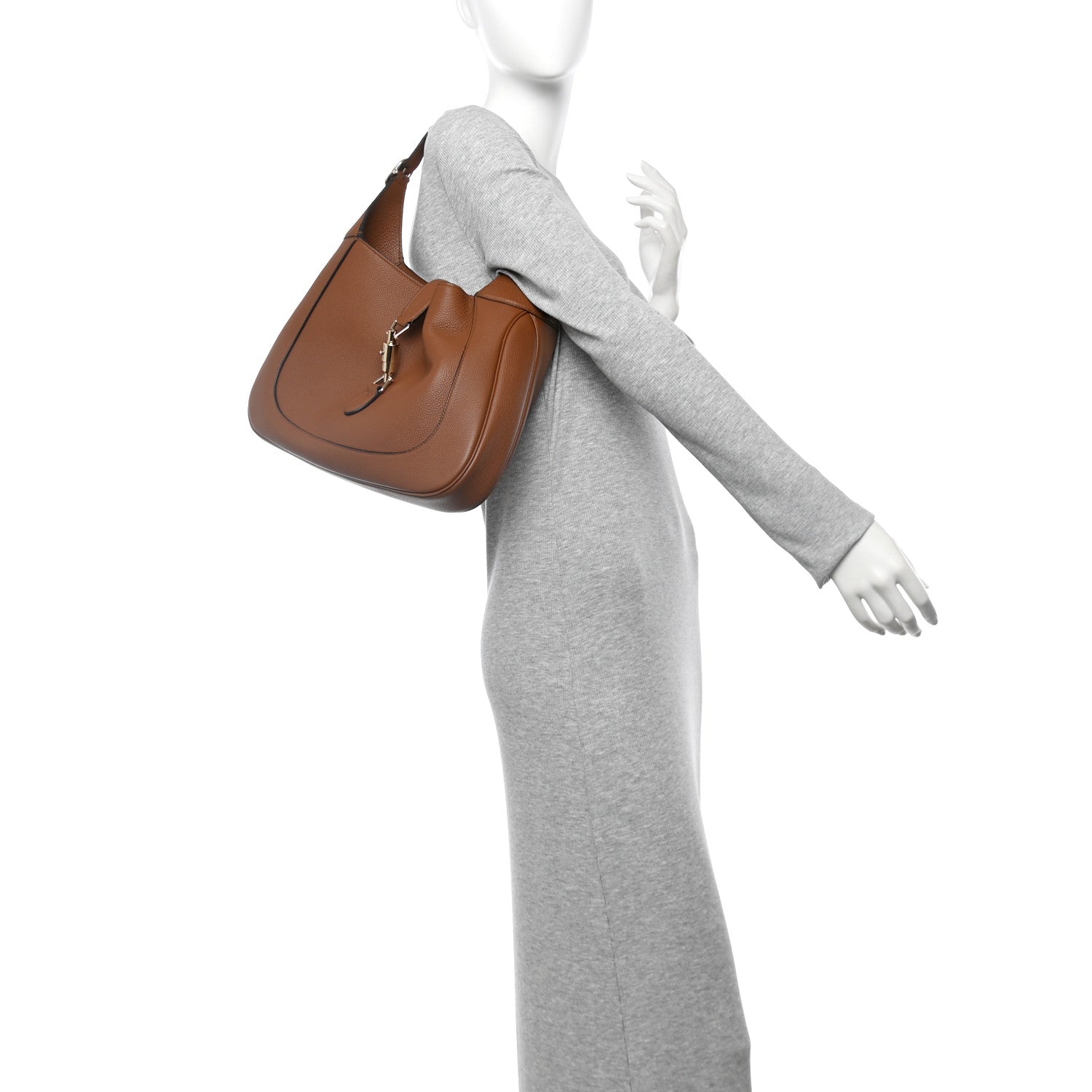 Gucci Grand Prix Calfskin Large Jackie 1961 Hobo Cuir 2 of 11