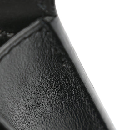 Celine Smooth Calfskin Pocket Card Holder Liquorice Black 9 of 11