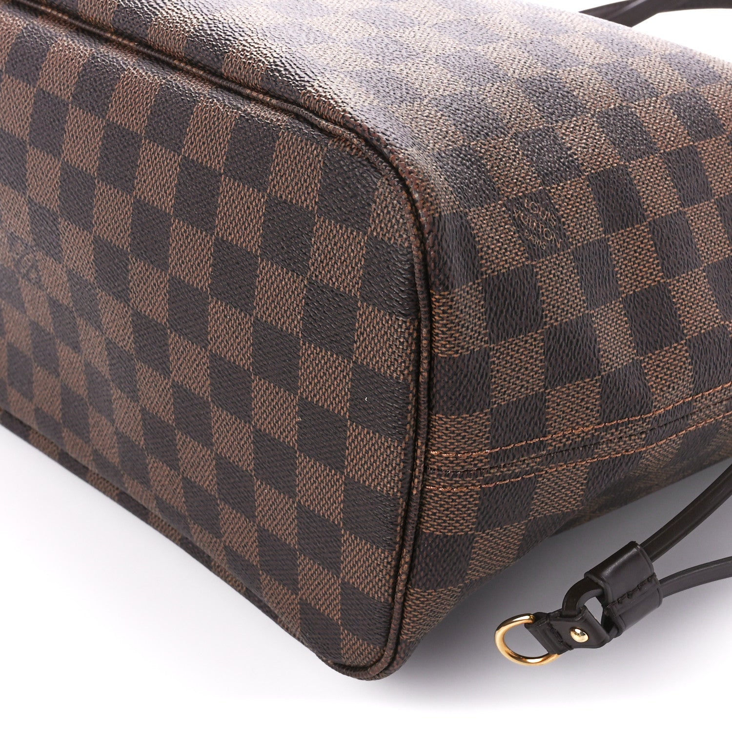 Louis Vuitton Damier Ebene Neo Neverfull MM Rose Ballerine 11 of 14