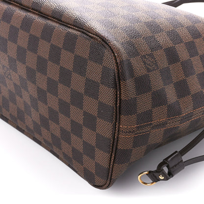 Louis Vuitton Damier Ebene Neo Neverfull MM Rose Ballerine 11 of 14