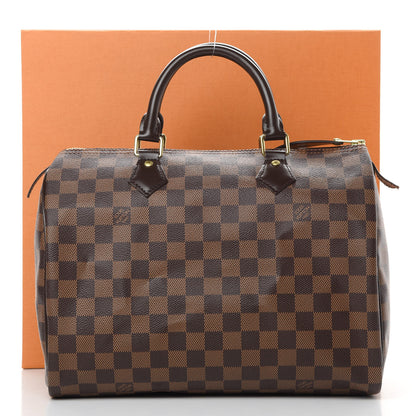 Louis Vuitton Damier Ebene Speedy 30 17 of 17