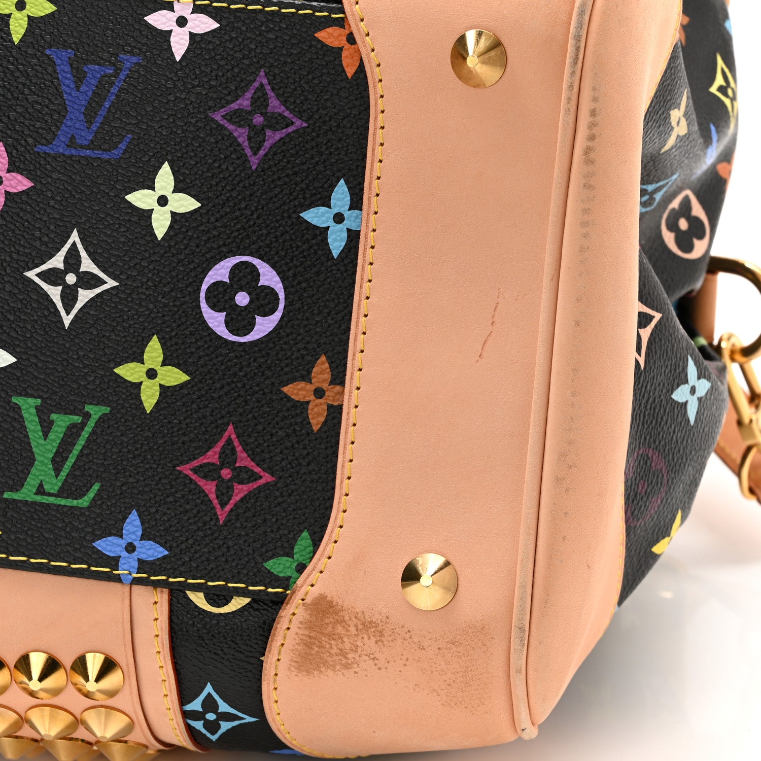 Louis Vuitton Monogram Multicolor Courtney GM Black 10 of 11