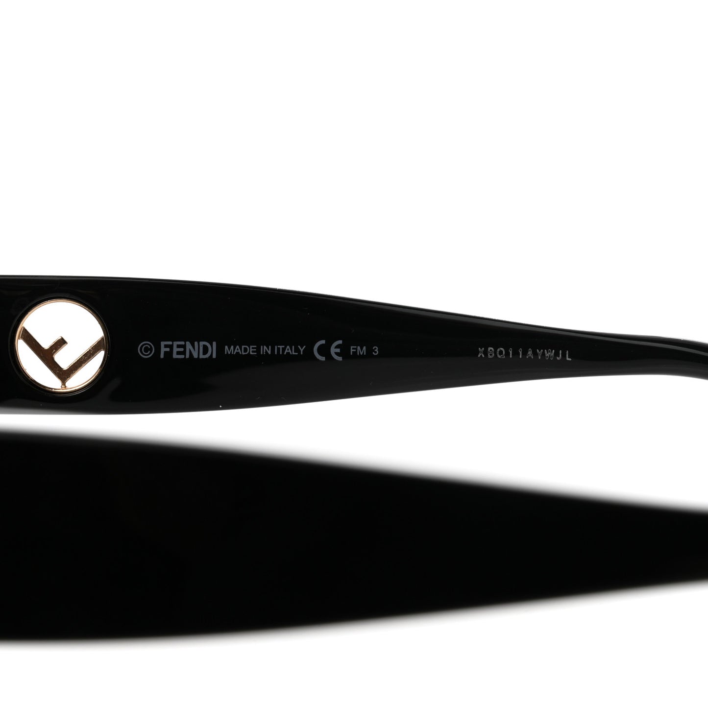 Acetate F is Fendi Cat Eye Sunglasses FF 0360/G/S Black