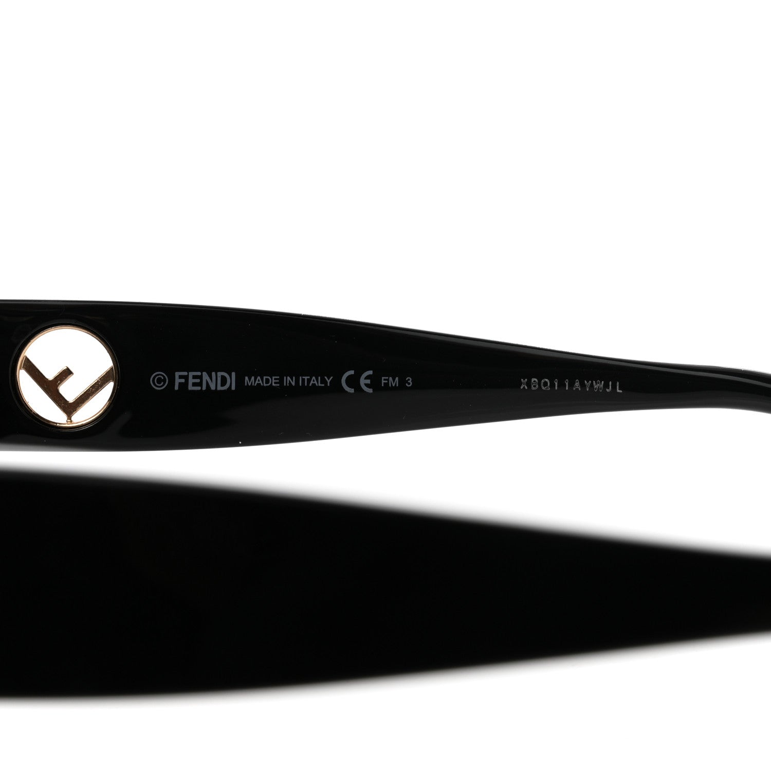 Fendi Acetate F is Fendi Cat Eye Sunglasses FF 0360/G/S Black 6 of 7