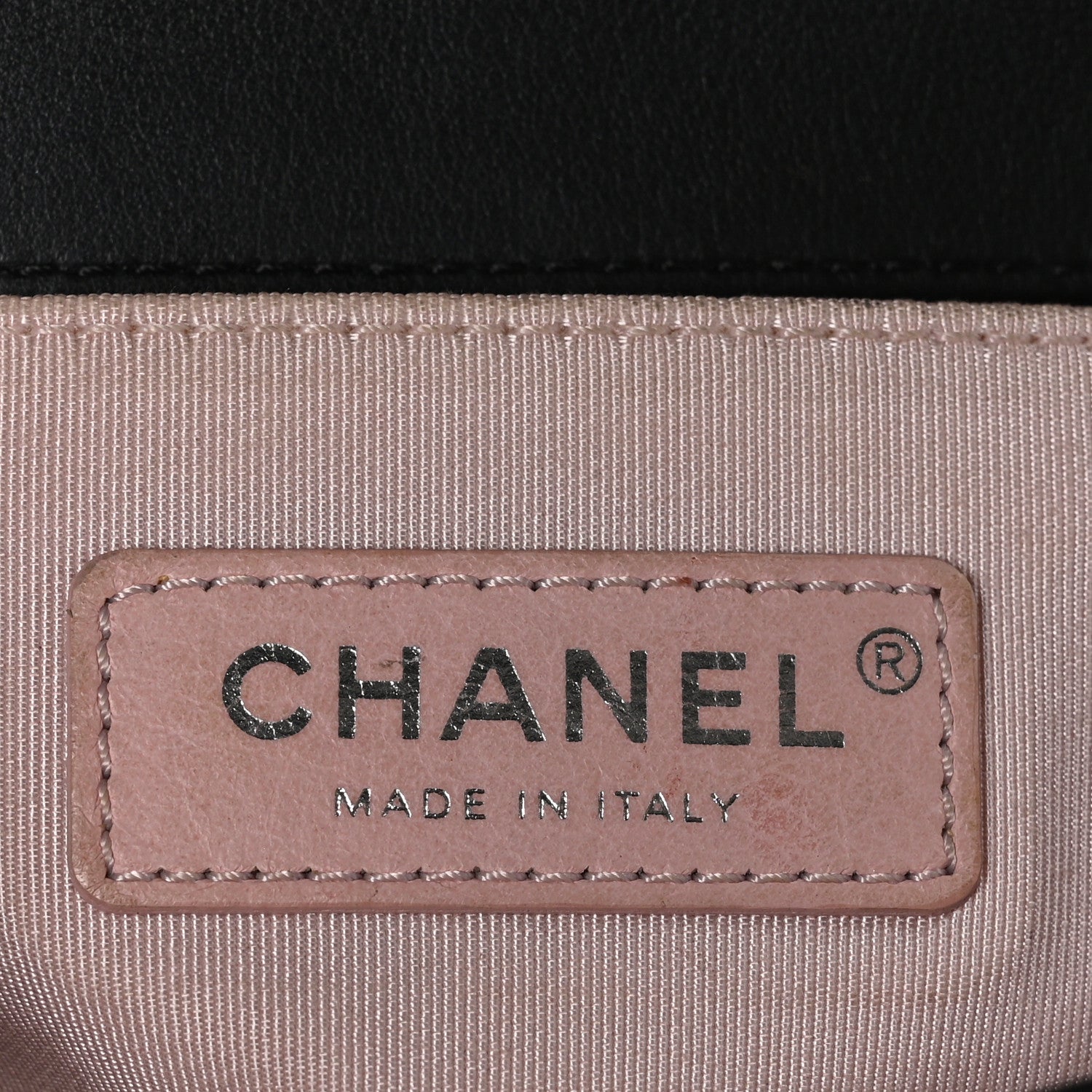 Chanel Calfskin Pearl Chevron Small Boy Flap Black 6 of 10