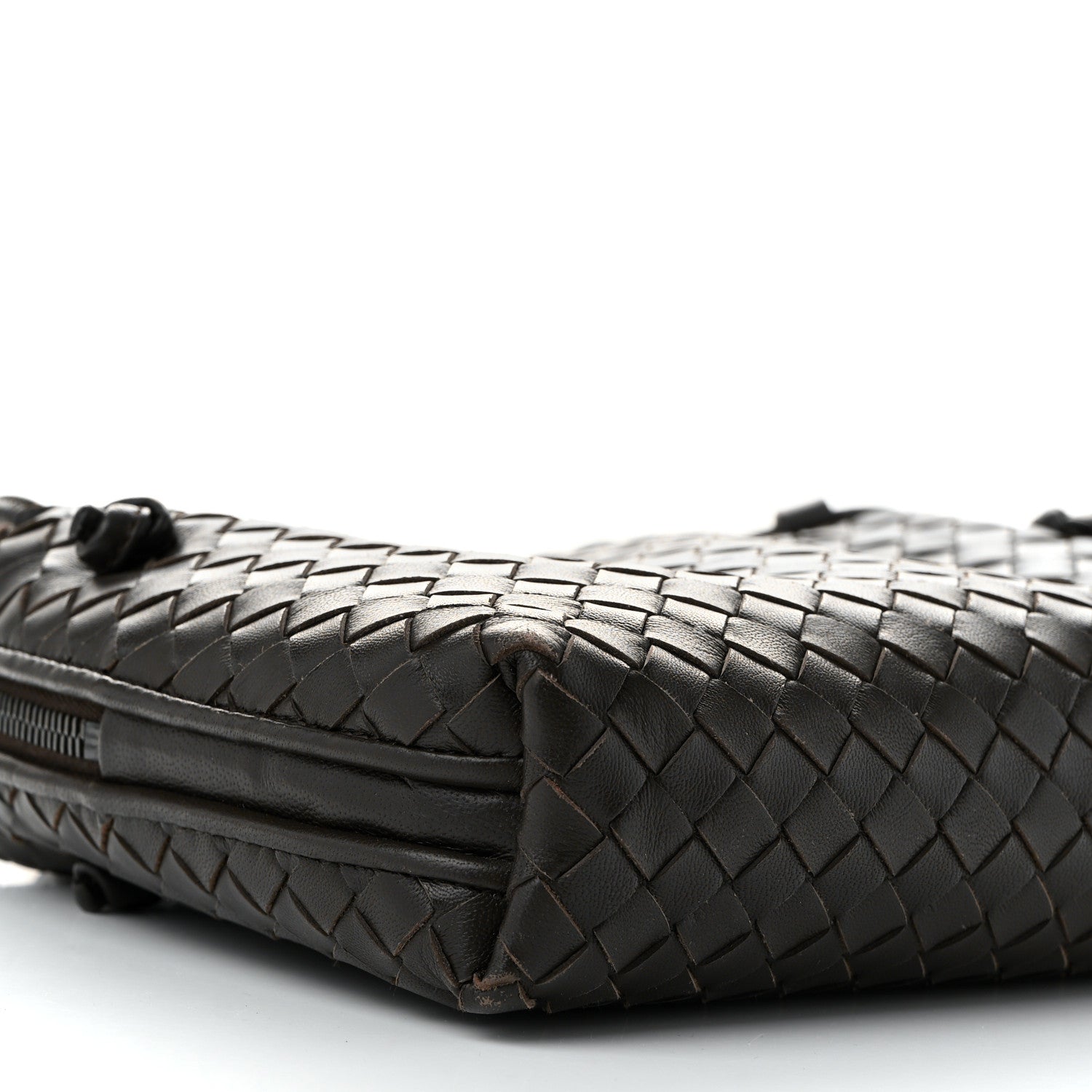 Bottega Veneta Nappa Intrecciato Nodini Bag Ebano 8 of 11