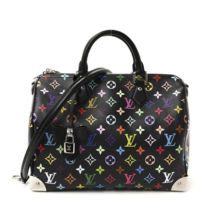 Louis Vuitton LV X TM Monogram Multicolor Speedy Soft 30 Black 1 of 9
