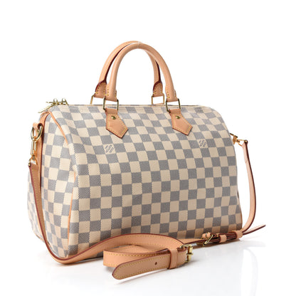Louis Vuitton Damier Azur Speedy Bandouliere 30 3 of 13