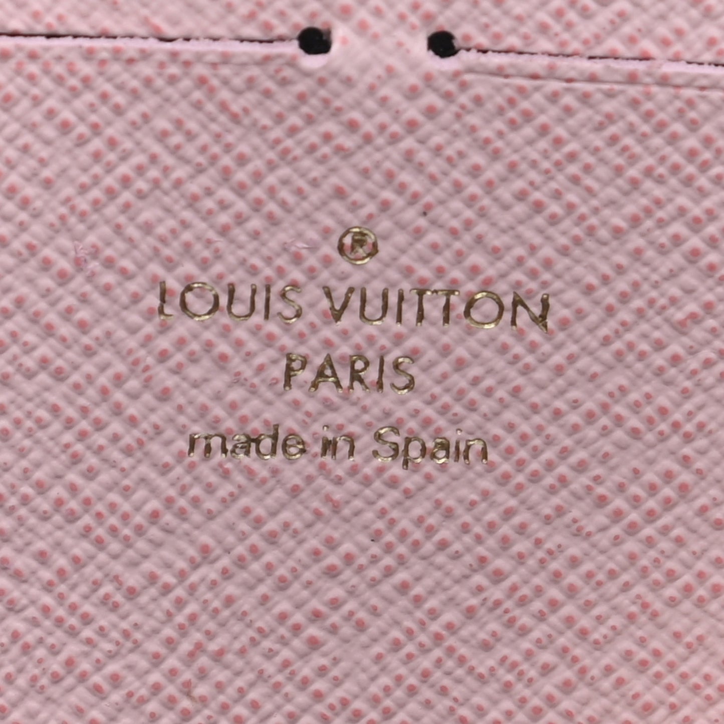 Monogram Clemence Wallet Rose Ballerine