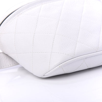 Chanel Caviar Quilted Belt Bag White 75 30 6 of 11