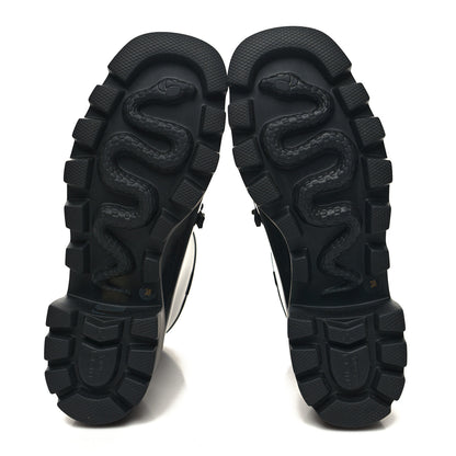 Gucci Rubber Womens Horsebit Ankle Boots 38 Black 5 of 8