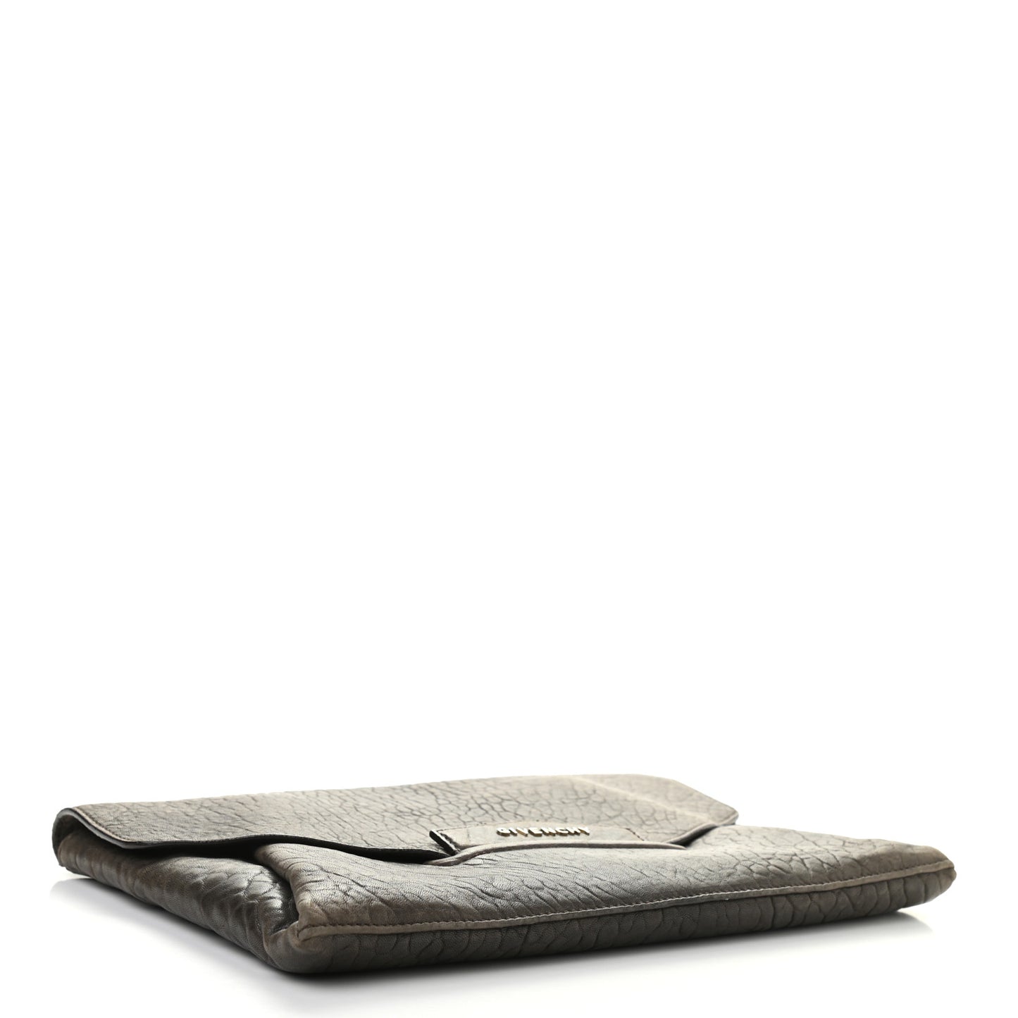 Bullhide Calfskin Medium Antigona Envelope Clutch Brown