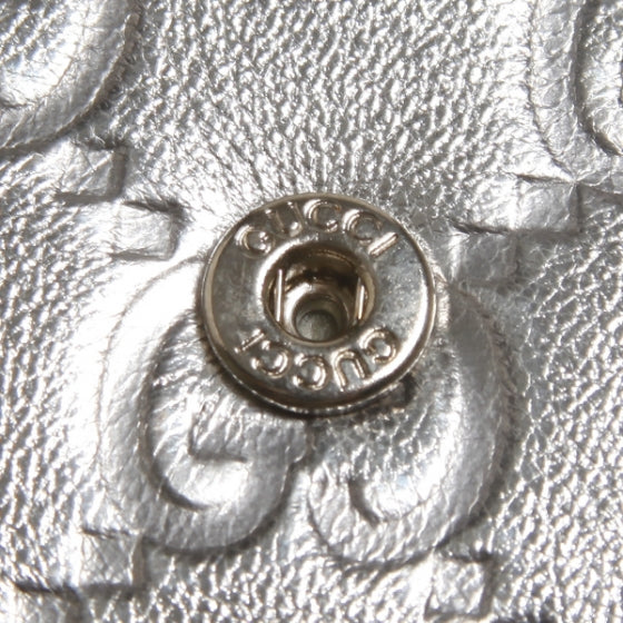 Guccissima French Wallet Silver