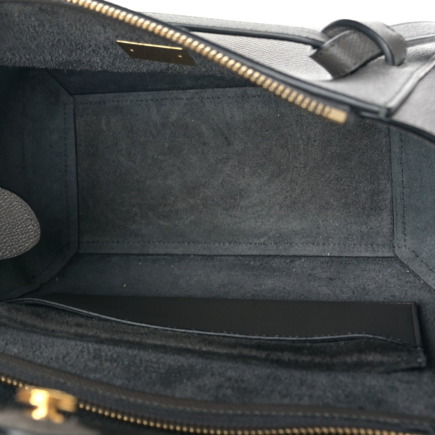 Baby Grained Calfskin Micro Belt Bag Grey