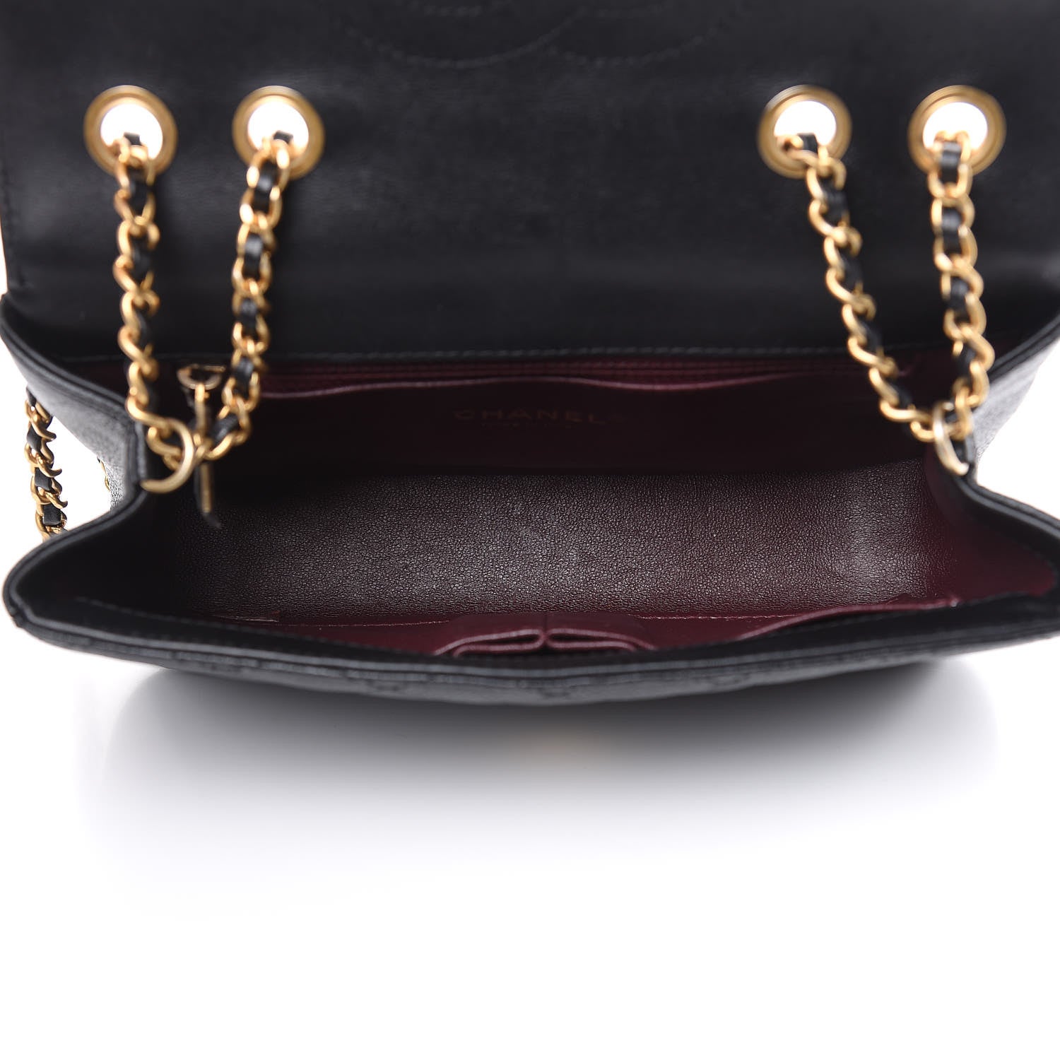 Chanel Caviar Quilted Small CC Filigree Flap Black 5 of 15