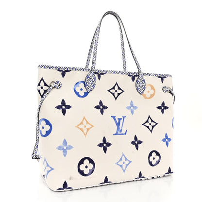 Louis Vuitton Monogram Canvas By The Pool Monaco 2.0 Neverfull GM Set Blue 4 of 12