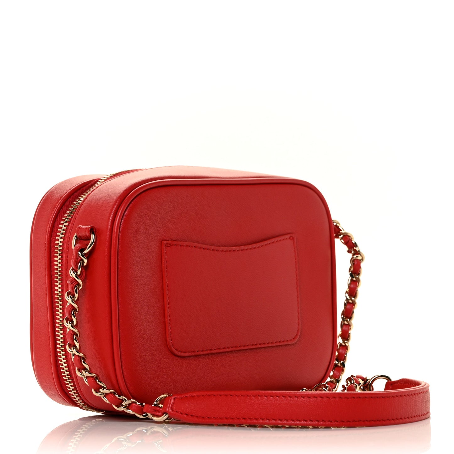 Lambskin CC Mania Camera Case Red