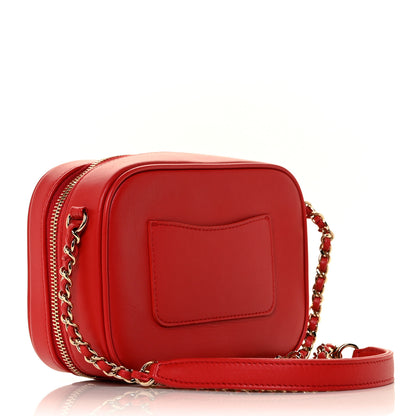 Chanel Lambskin CC Mania Camera Case Red 2 of 8
