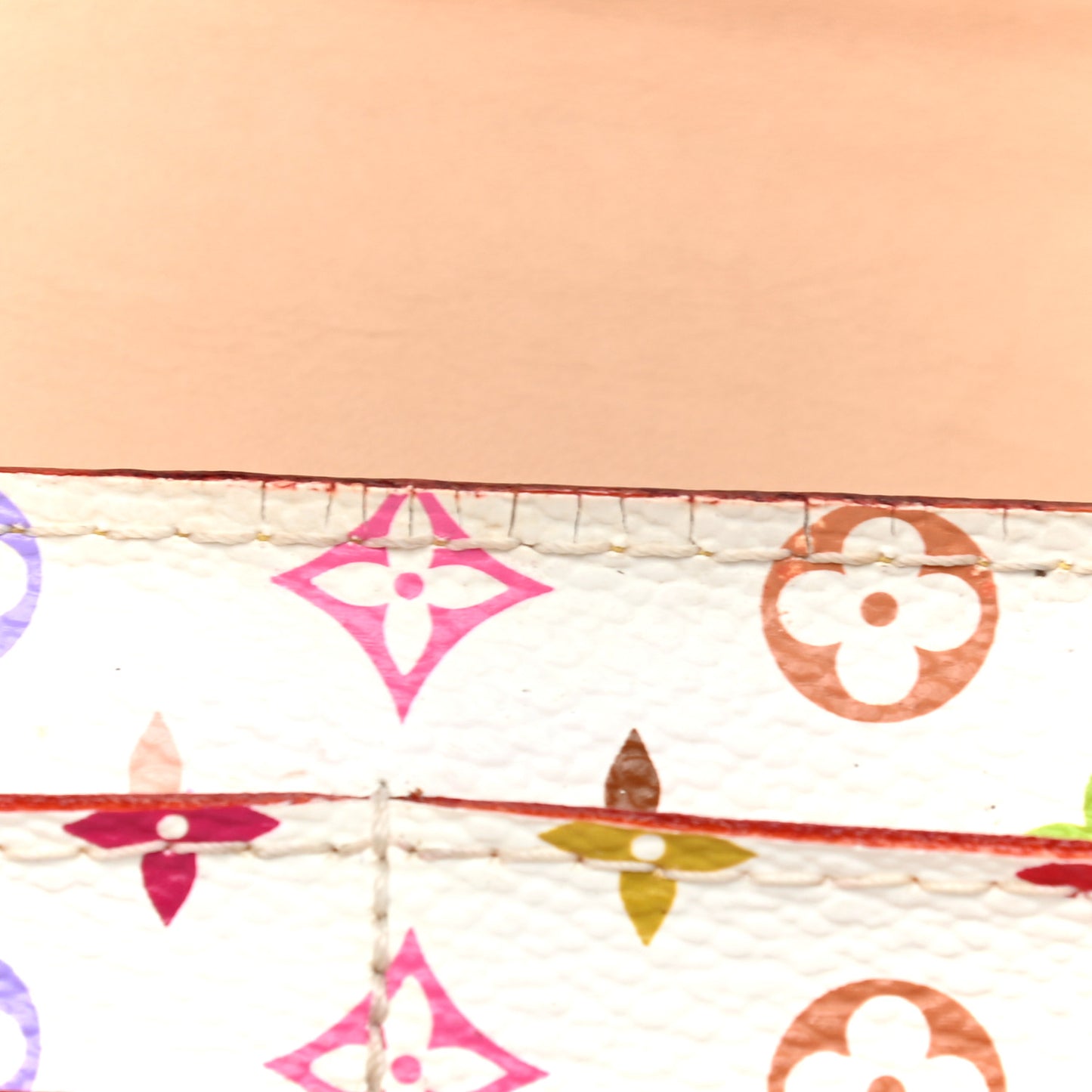 Monogram Multicolor Sarah Wallet White
