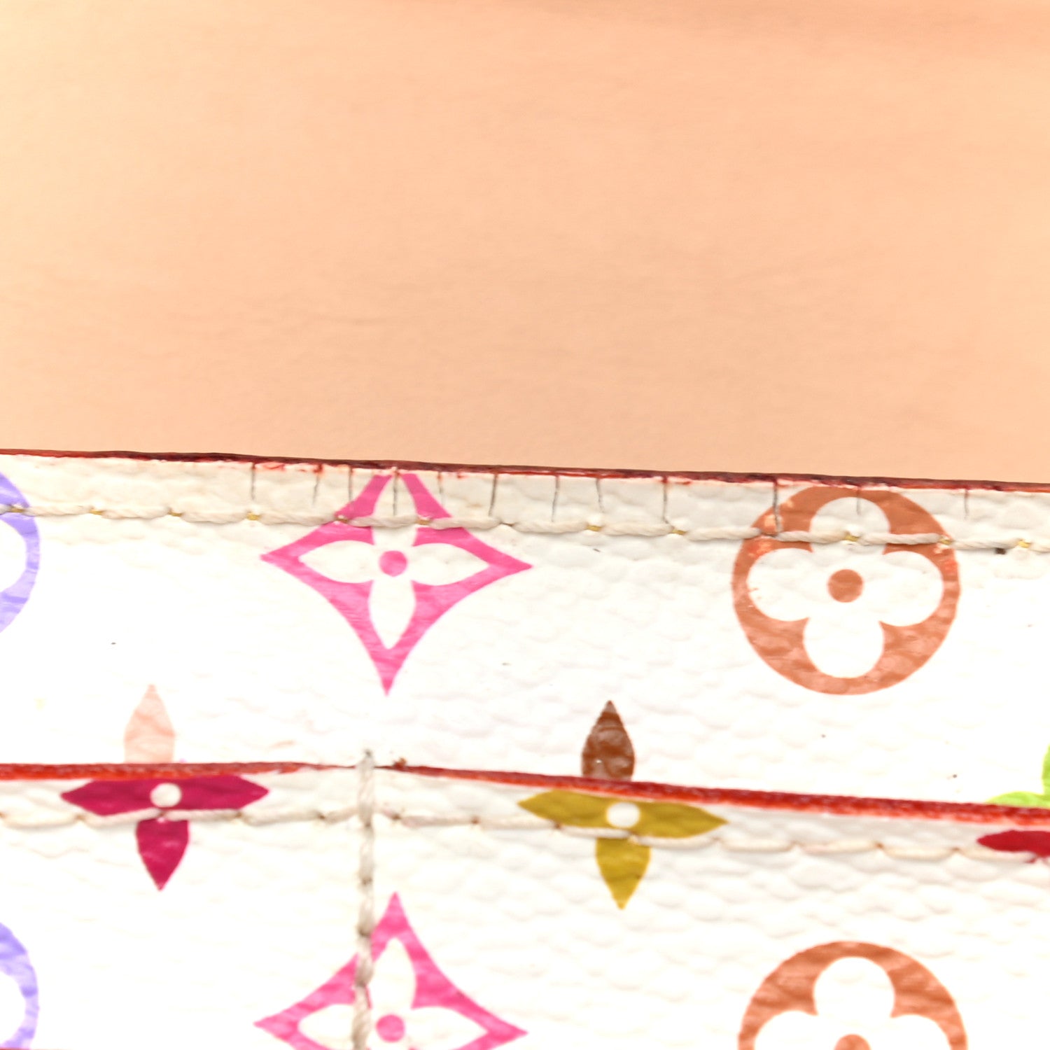 Louis Vuitton Monogram Multicolor Sarah Wallet White 8 of 10