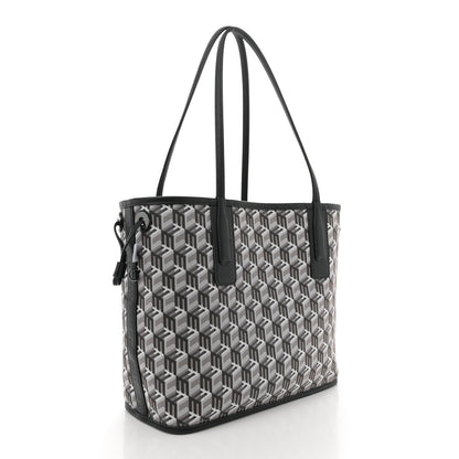 MCM Visetos Small Liz Reversible Shopper Tote Black 5 of 15