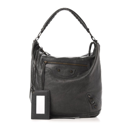 Balenciaga Agneau Classic Hardware Day Hobo Anthracite 1 of 13