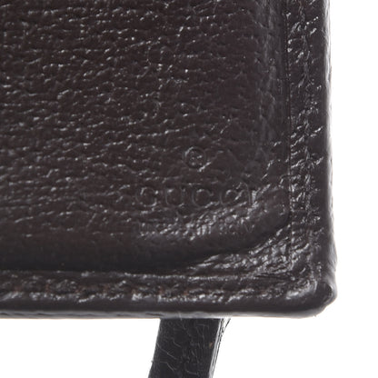 Gucci Monogram Calfskin Ladies Web Continental Wallet Beige Ebony Cocoa 6 of 13