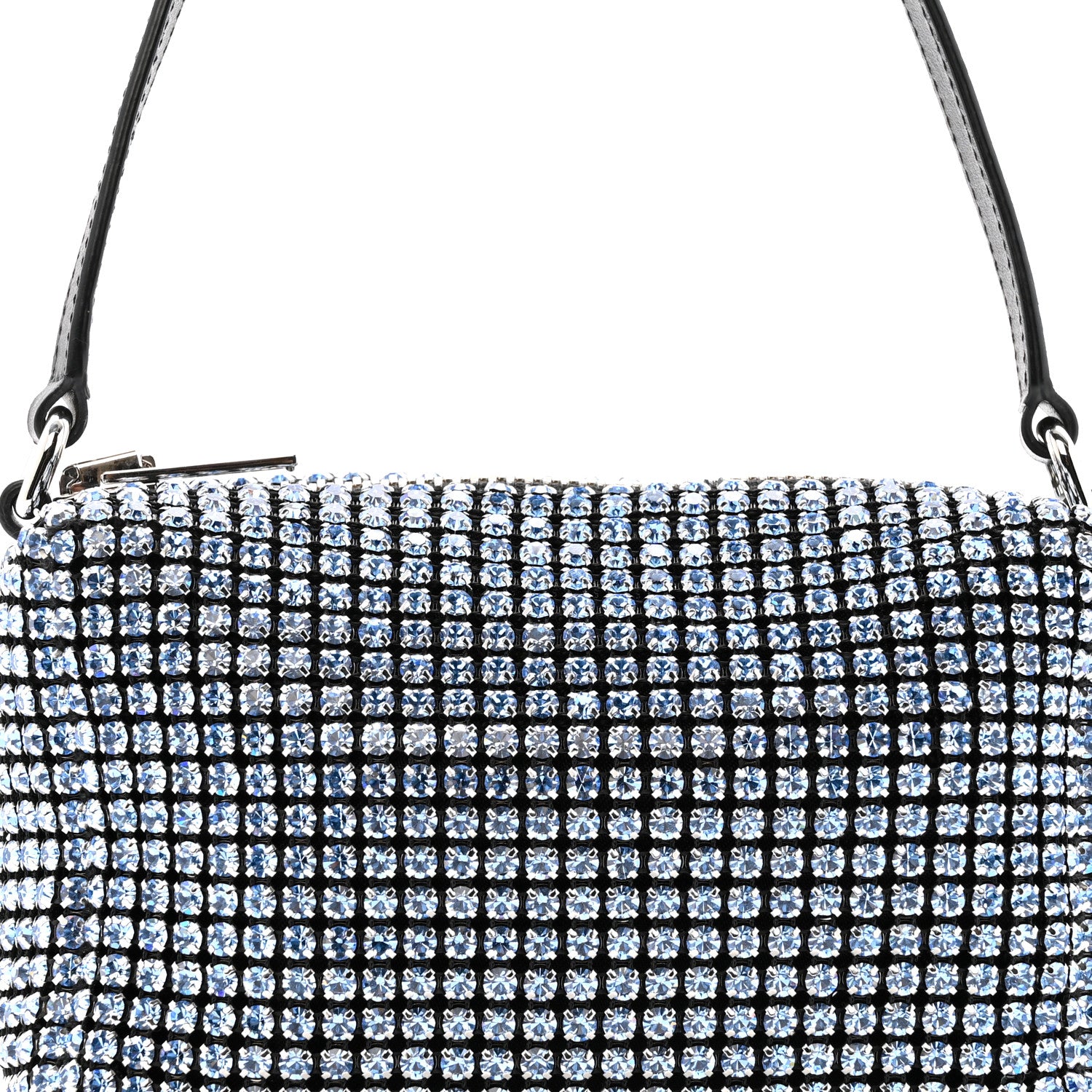 Alexander Wang Mesh Crystal Rhinestone Mini Heiress Pouch Baby