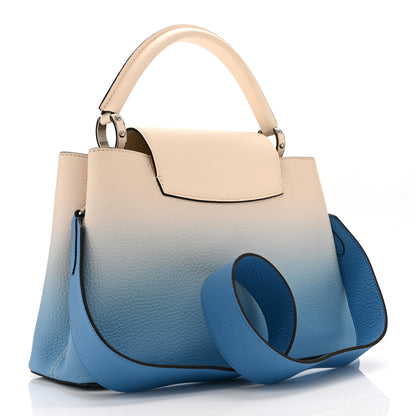 Louis Vuitton Taurillon Capucines MM Gradient Blue 3 of 9