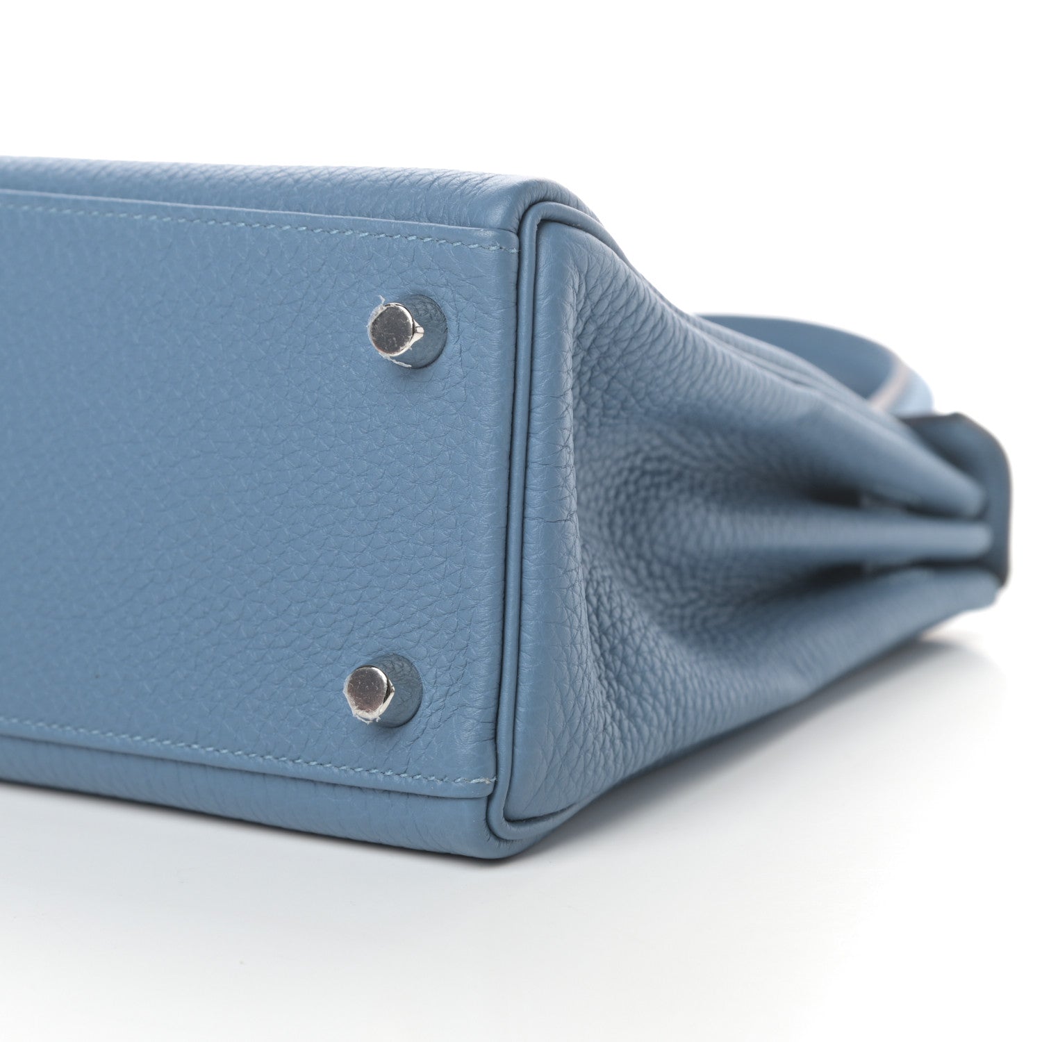 Hermes Togo Kelly Retourne 25 Azur 9 of 11