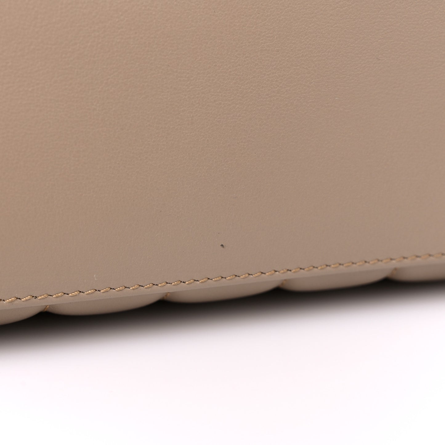 Calfskin Y Quilted Monogram Small Loulou Chain Satchel Dark Beige